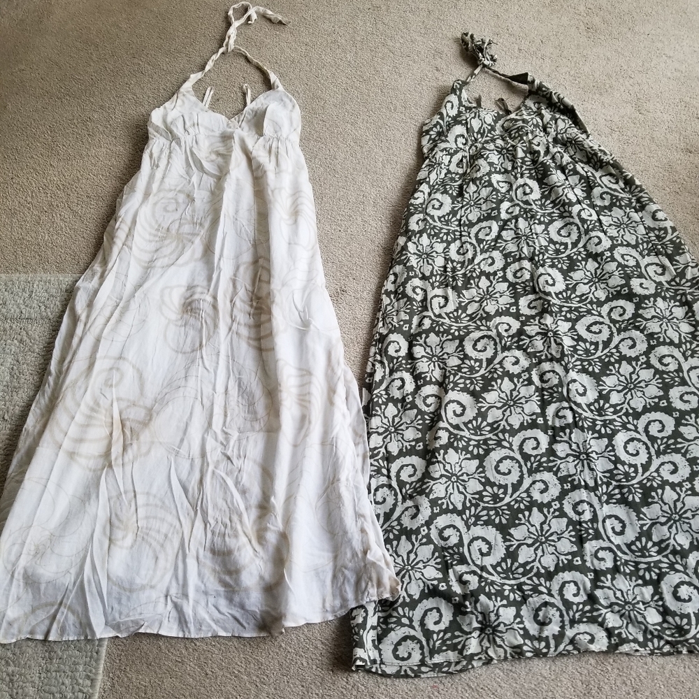 4 Linen Halter Dresses